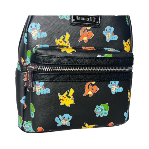 Loungefly Pokemon Starters Mini Backpack NWT🎁Great Gift For The Holidays 🎁 - Picture 2 of 8